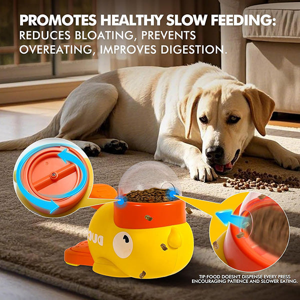 Duck Shaped Cat & Dog Toy Treat Dispenser