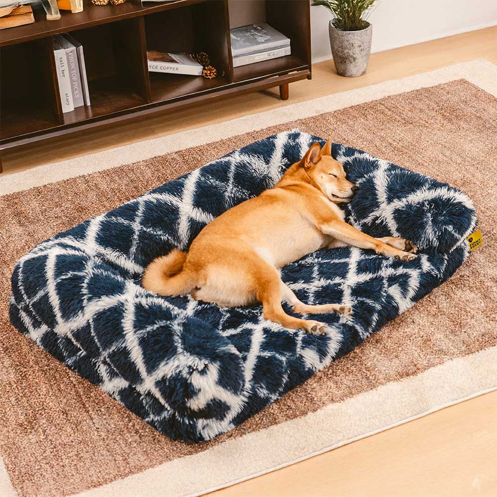 Large Cozy Dog Bed with Foldable Blanket Quilt