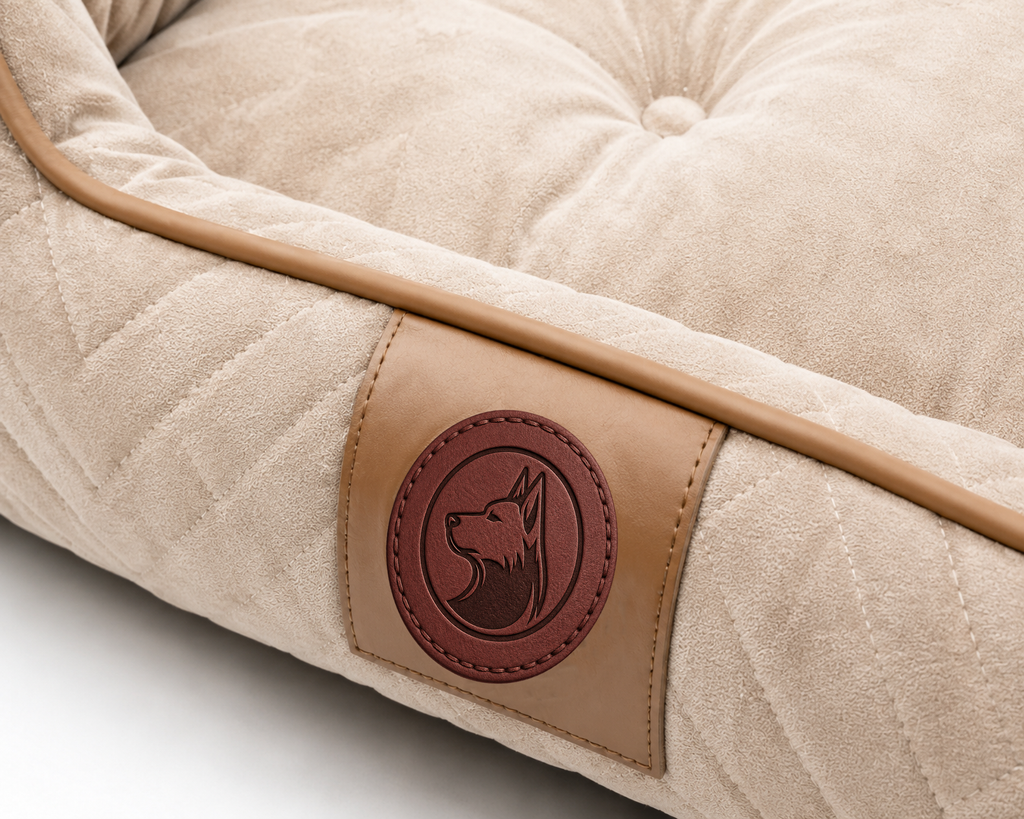 Luxury Orthopedic Plush Dog Bed with Quilted Support Cushion