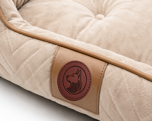 Orthopedic Plush Dog Bed With Quilted Support Cushion