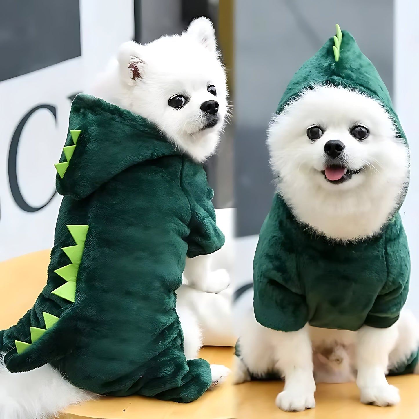 Dinosaur Dog Hoodie Fleece Jacket for Small Dogs