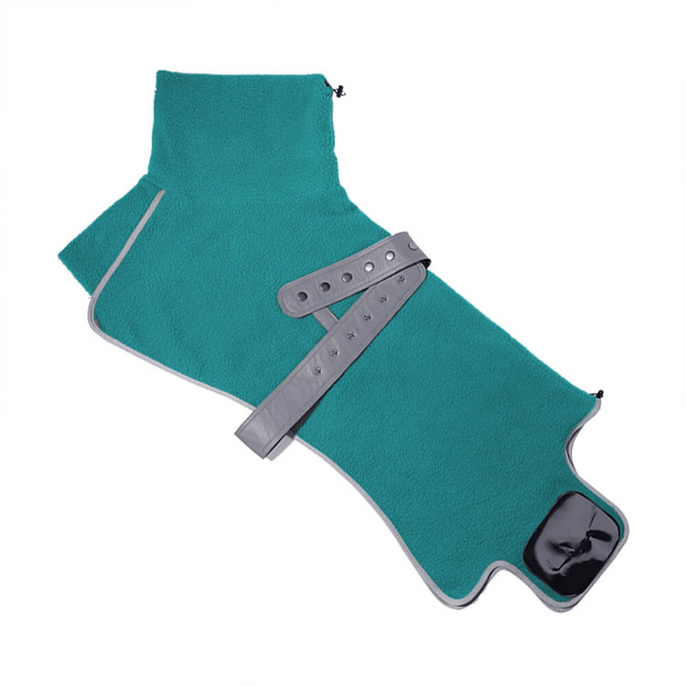 High-Neck Fleece Dog Cape - Warm and Windproof Winter Protection