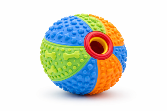 Interactive Dog Chew Ball Toy – Durable Rubber Play Ball