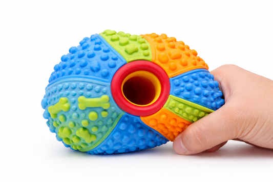 Interactive Dog Chew Ball Toy – Durable Rubber Play Ball