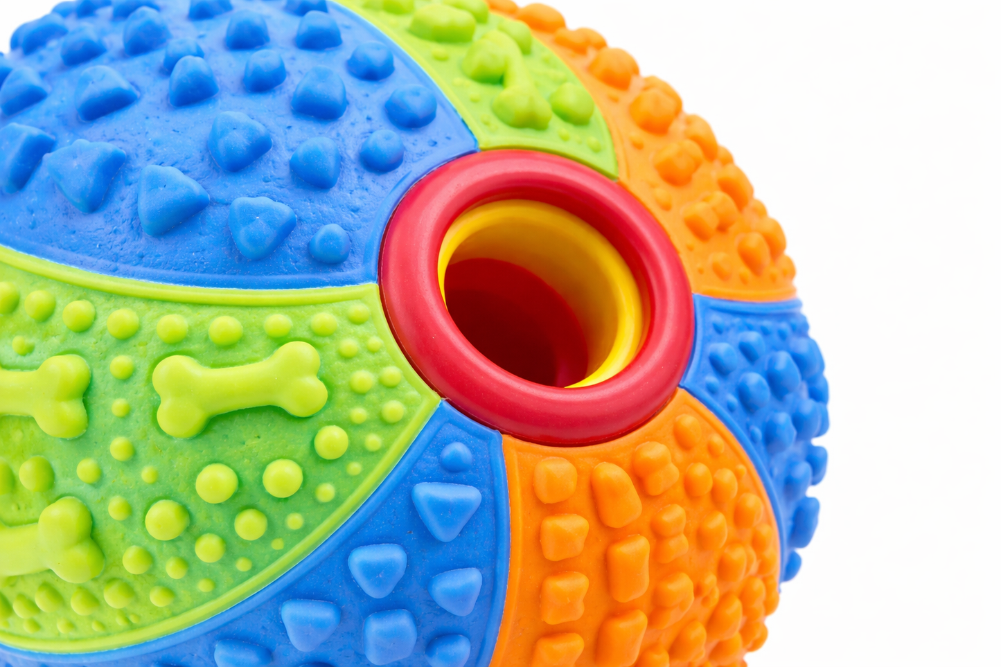 Interactive Dog Chew Ball Toy – Durable Rubber Play Ball