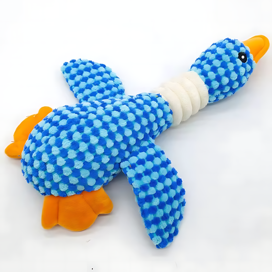 Interactive Plush Pet Chew Toy – Squeaky & Soft