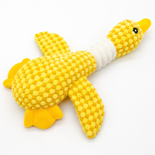 Interactive Plush Pet Chew Toy – Squeaky & Soft