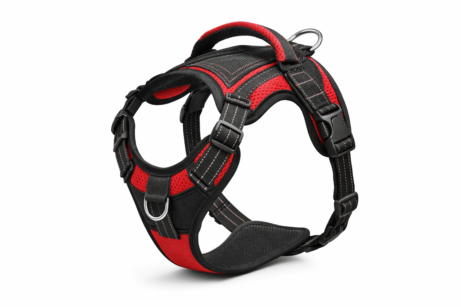 No-Pull Adjustable Dog Harness – Breathable Mesh & Reflective