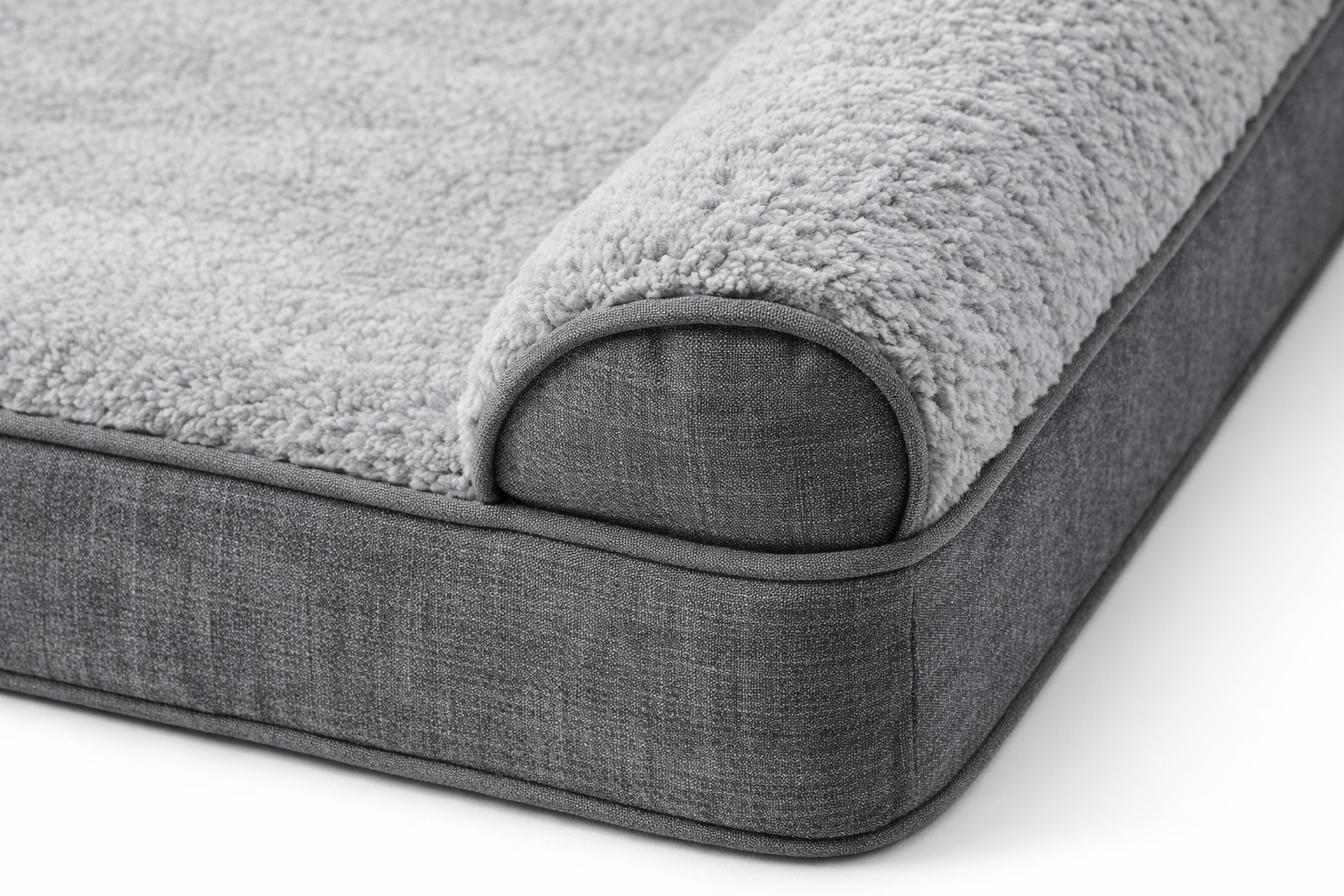 Orthopedic Memory Foam Dog Bed – Washable Cover, Non-Slip Base