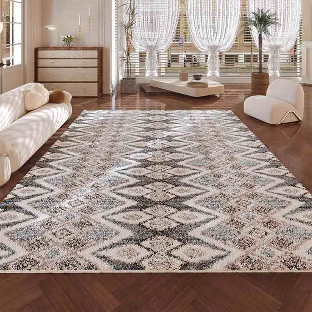 Bohemian Geometric Art Soft Comfort Smooth Area Rug