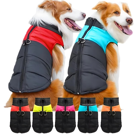Waterproof Dog Winter Coat – Padded Warm Dog Jacket
