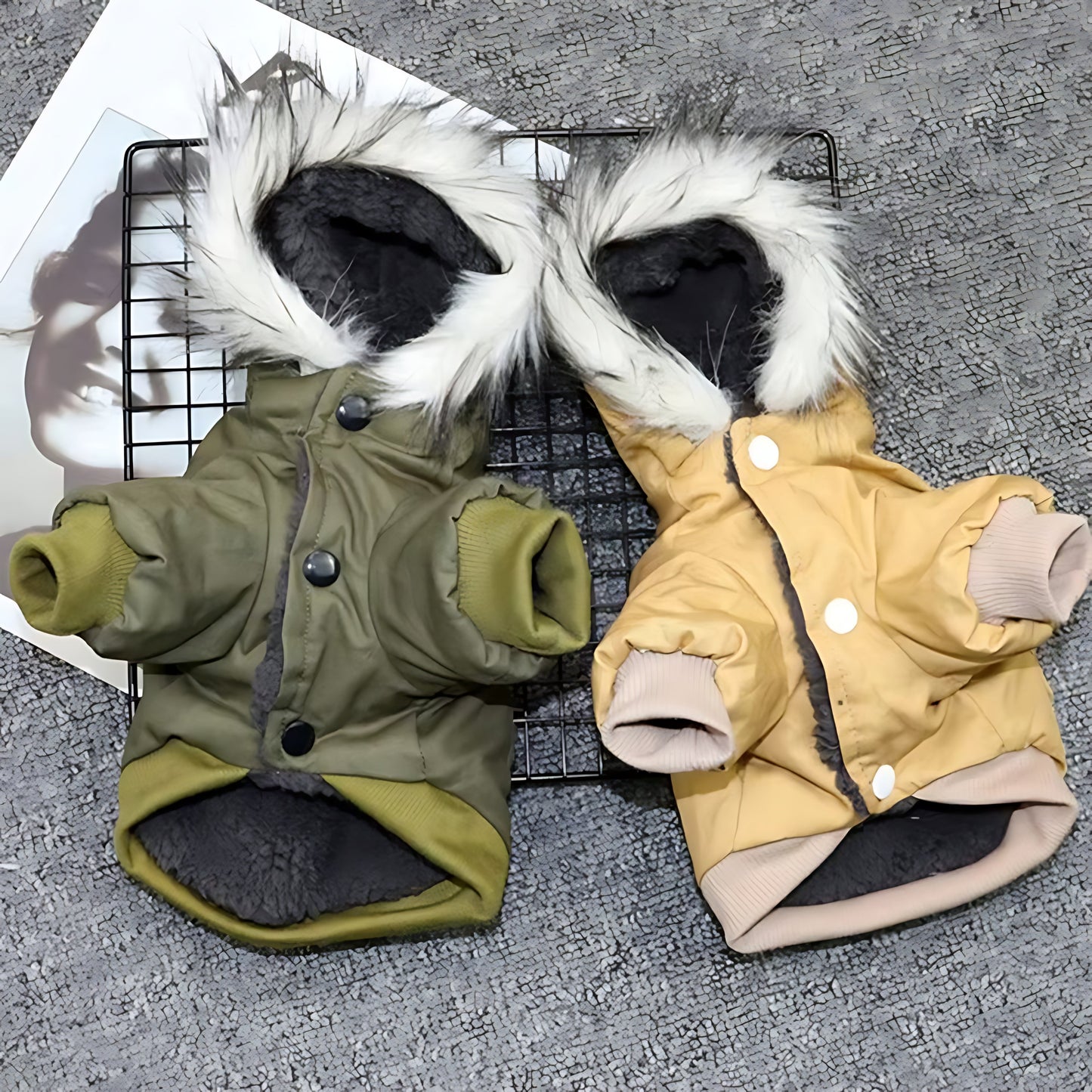 Thick Winter Dog Hoodie Jacket – Insulated Pet Coat