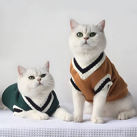Cozy Knit Pet Sweater Pullover For Small Dogs & Cats